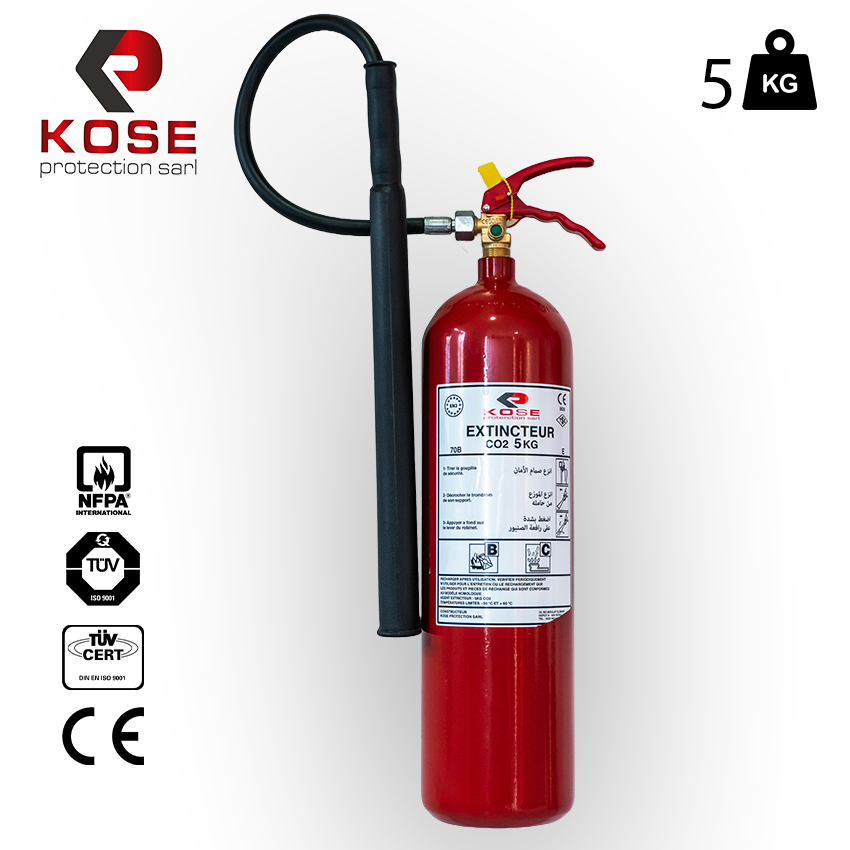 Extincteur BC CHARGER CO2 5KG