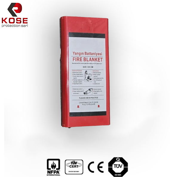 Couverture anti feu 1.5 x 1.5m