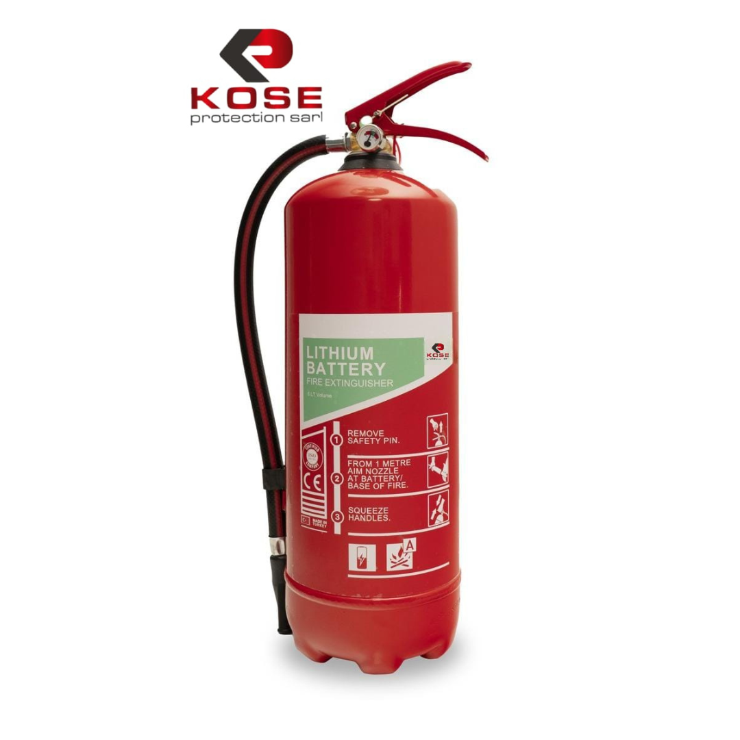 Extincteur 6 lt lithium ion
